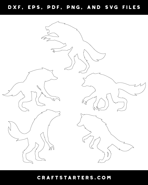 Werewolf Side View Patterns