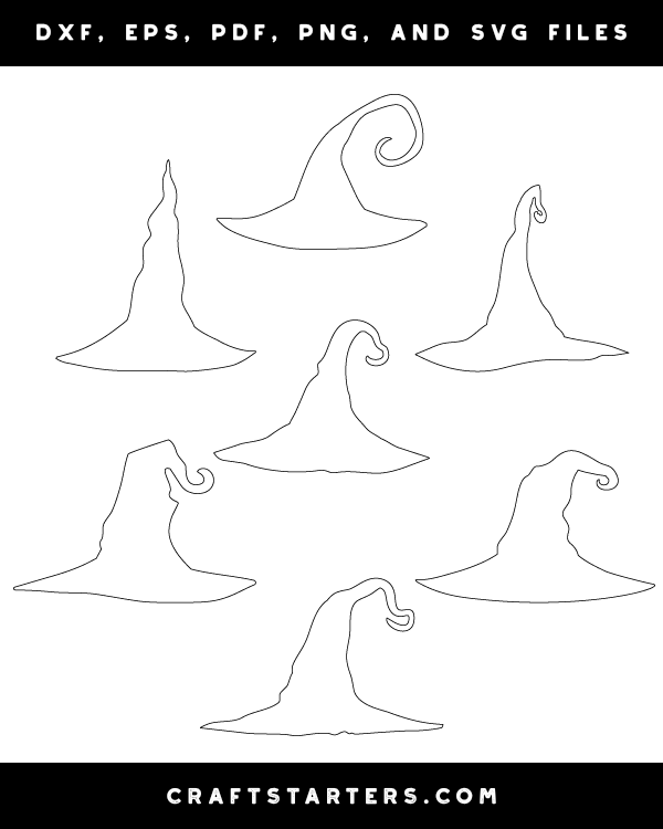 Whimsical Witch Hat Patterns