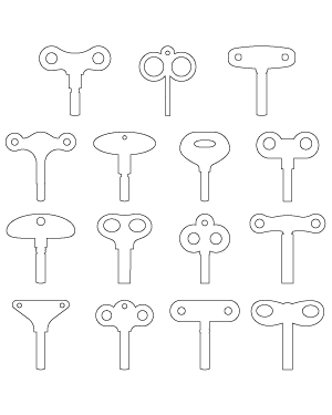 Windup Key Patterns