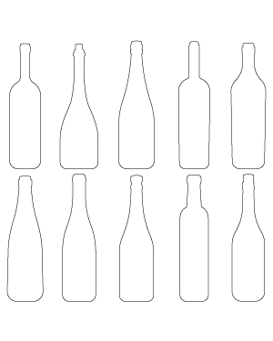 Wine Bottle Patterns