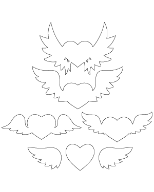 Winged Heart Patterns