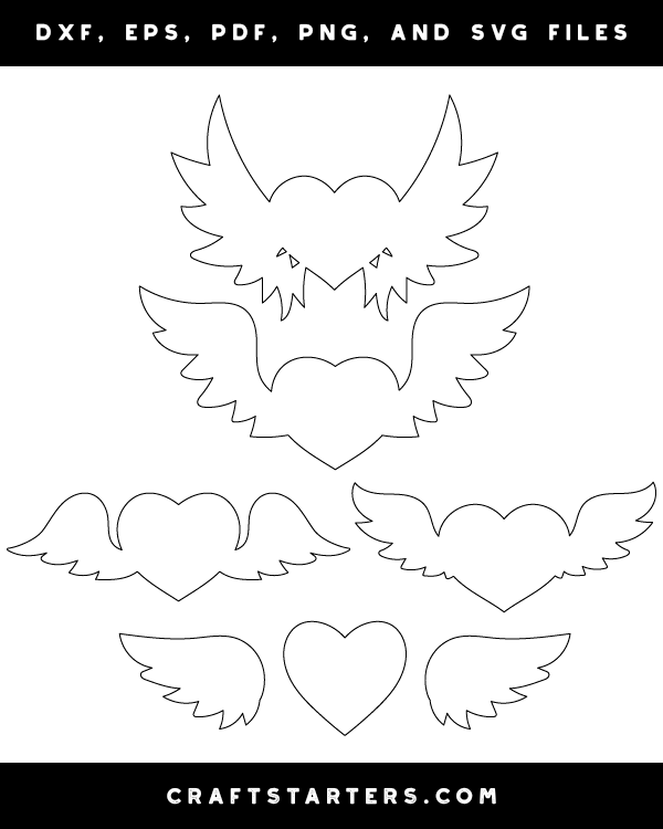 Winged Heart Patterns