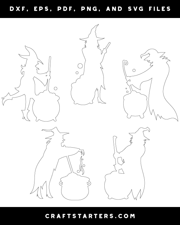 Witch and Cauldron Patterns
