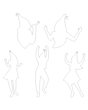 Woman In Party Hat Patterns