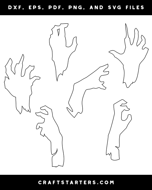 Zombie Hand Patterns